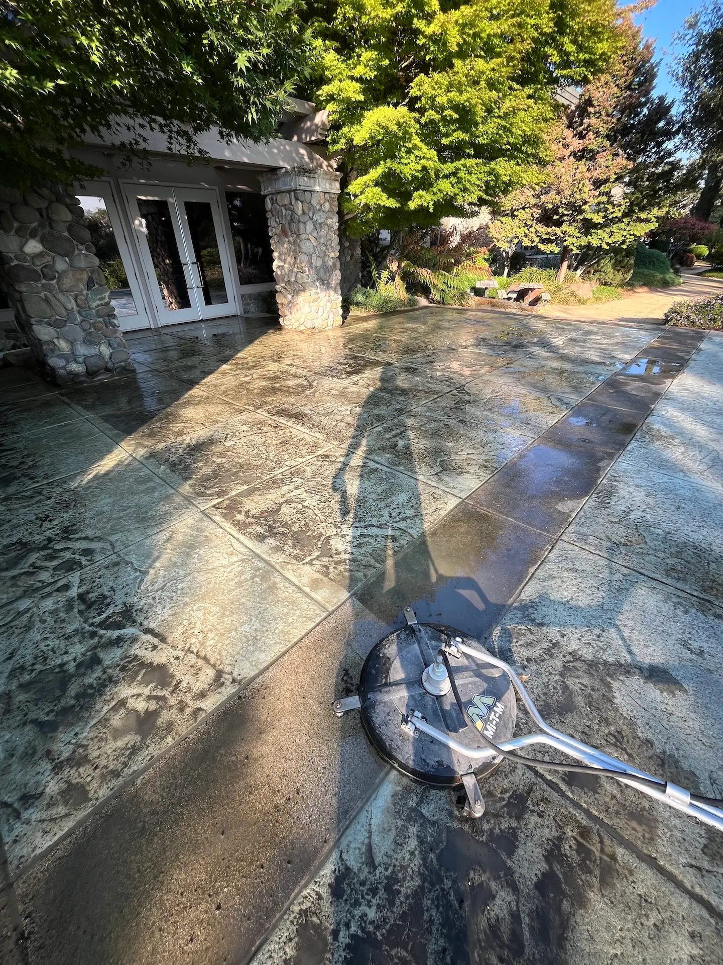 pressure washing redding ca sierra pacific before